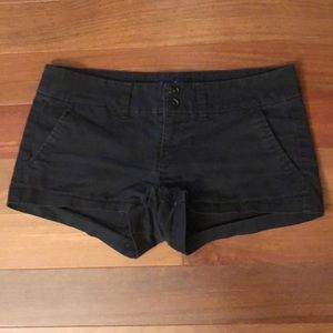 American Eagle Black Mini Shorts